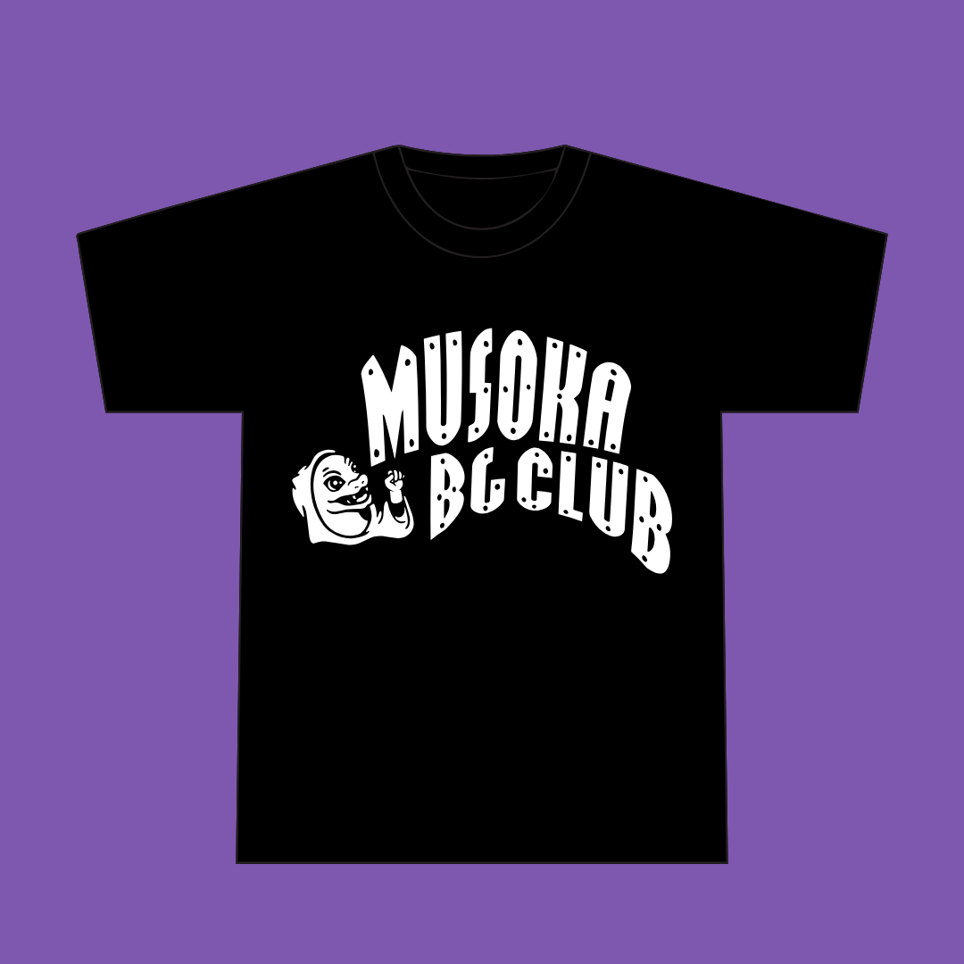 T-shirt Black/White - Musoka BG Club (Preorder)
